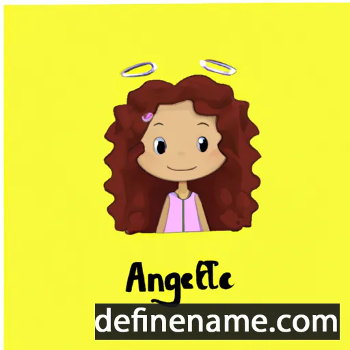 cartoon of the name Angelína