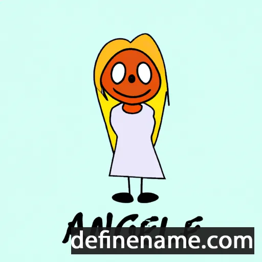 cartoon of the name Angelice