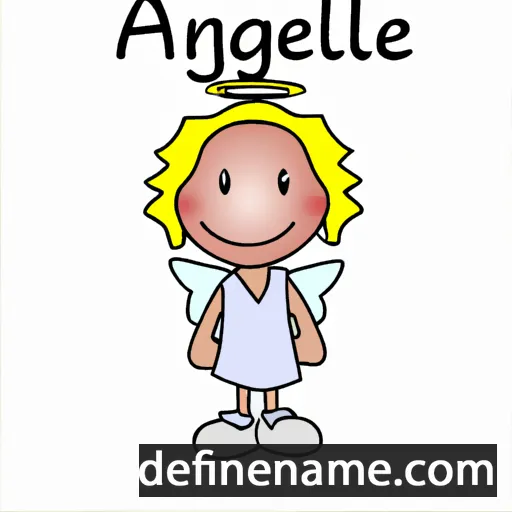 cartoon of the name Angeliek