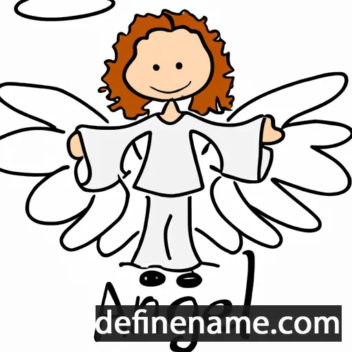 cartoon of the name Angelin