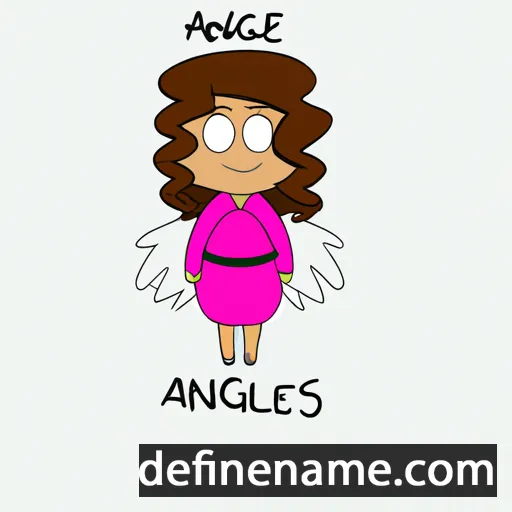 cartoon of the name Angelines