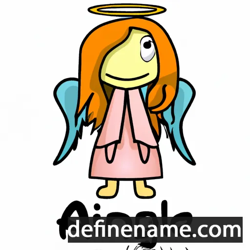 cartoon of the name Angeling