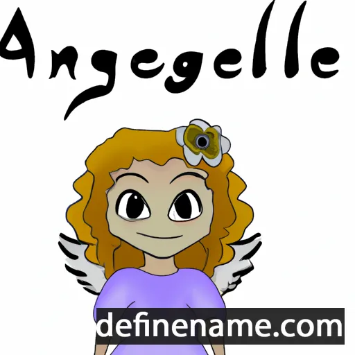 cartoon of the name Angeliqua