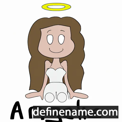 cartoon of the name Angelisa