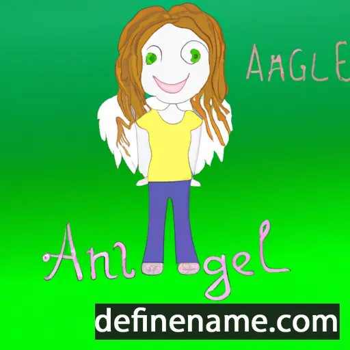 cartoon of the name Angelise