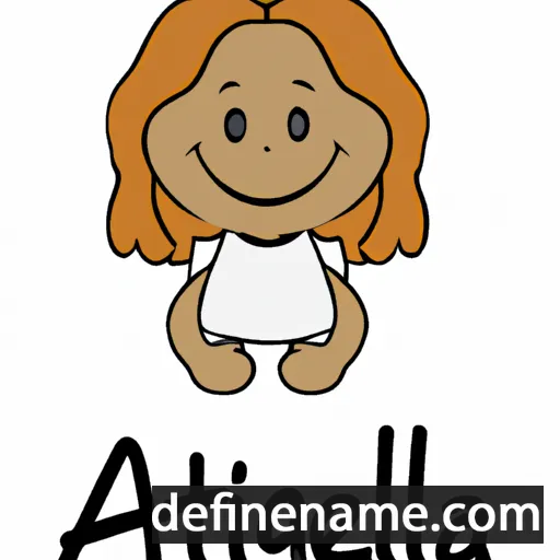 cartoon of the name Angelitta