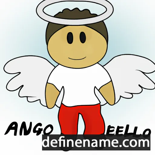 cartoon of the name Angello