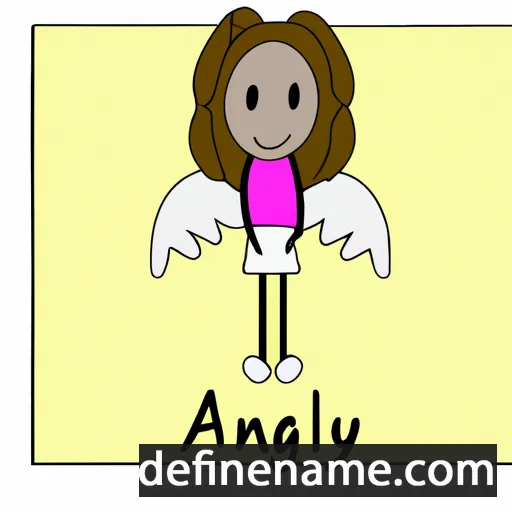 cartoon of the name Angely