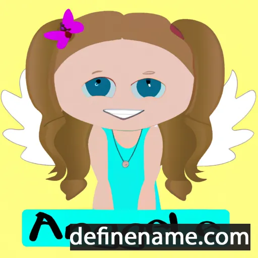 cartoon of the name Angelyna