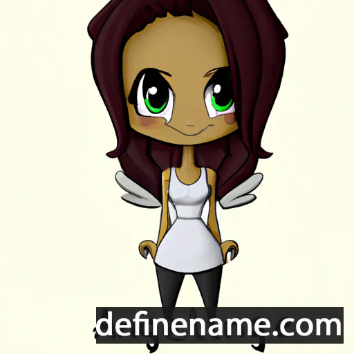 Angelynne cartoon