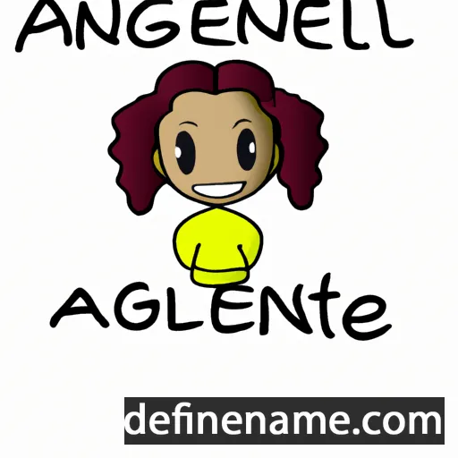 cartoon of the name Angenelle