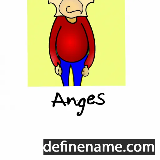 cartoon of the name Angenes