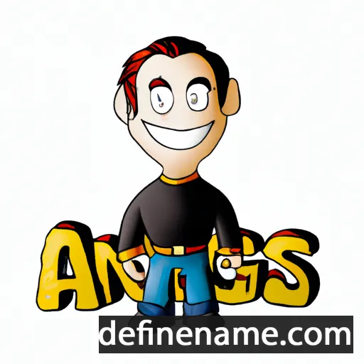 cartoon of the name Angenijs