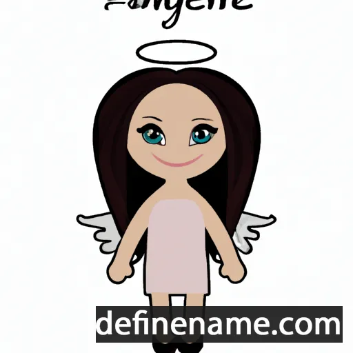 cartoon of the name Anghelina