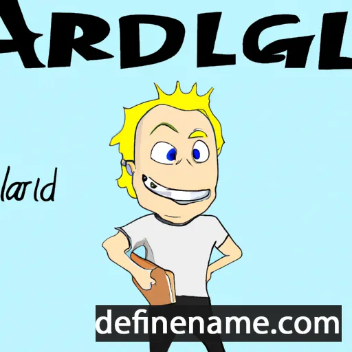 cartoon of the name Angilhard