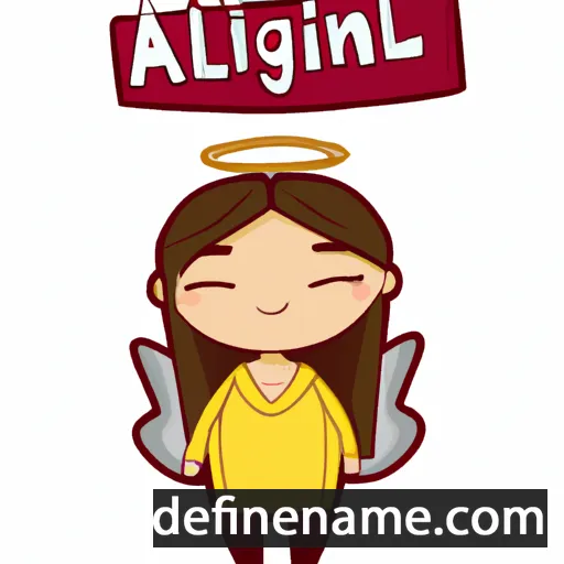 cartoon of the name Angilín