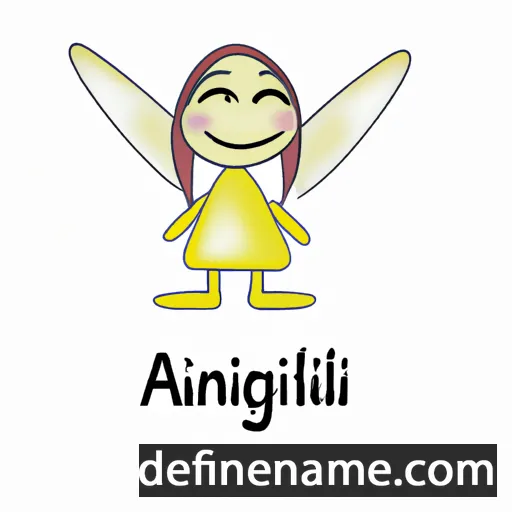 cartoon of the name Angilinu