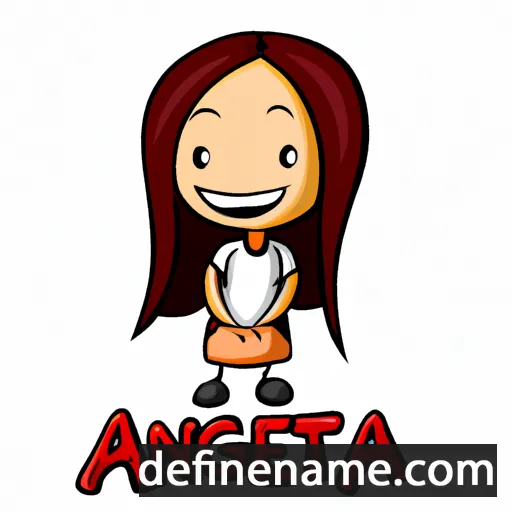 cartoon of the name Angneta