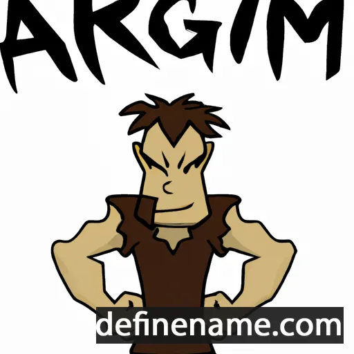 Angrim cartoon