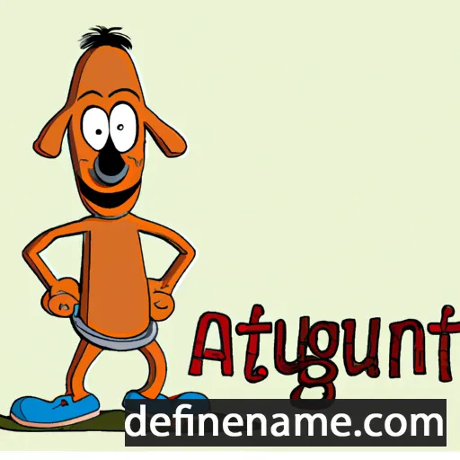 cartoon of the name Anguti