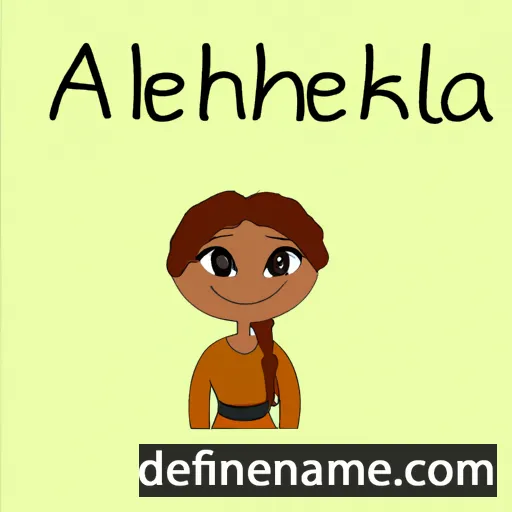 cartoon of the name Anhelika