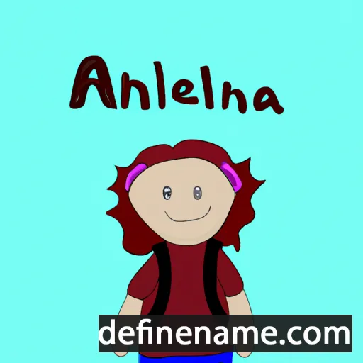 cartoon of the name Anhielina