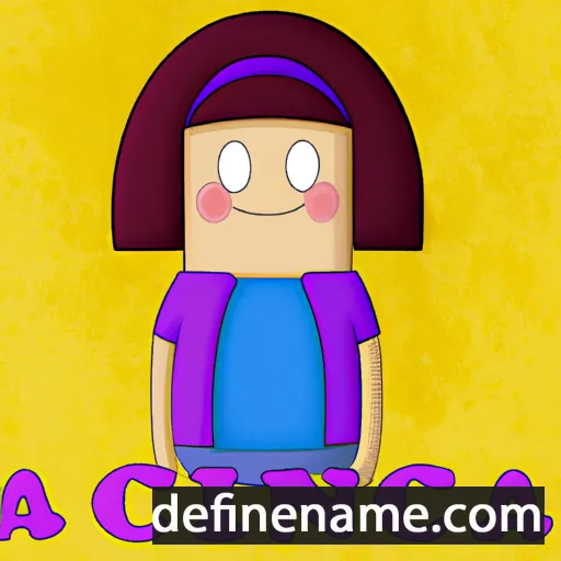 cartoon of the name Anica