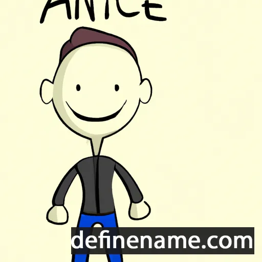 cartoon of the name Anicet