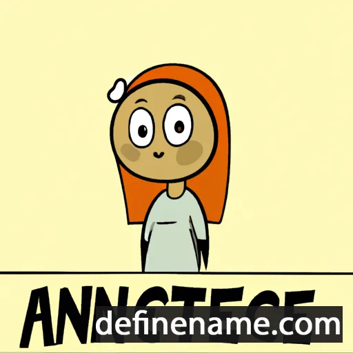 cartoon of the name Anicetu