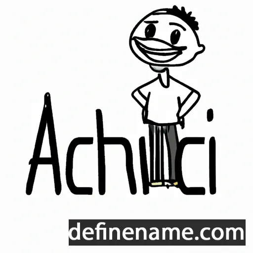 cartoon of the name Anich