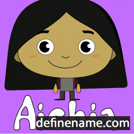 cartoon of the name Anicha