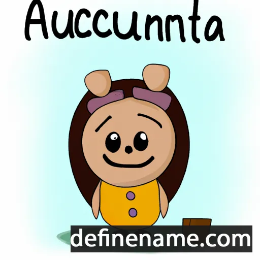 cartoon of the name Anicuța