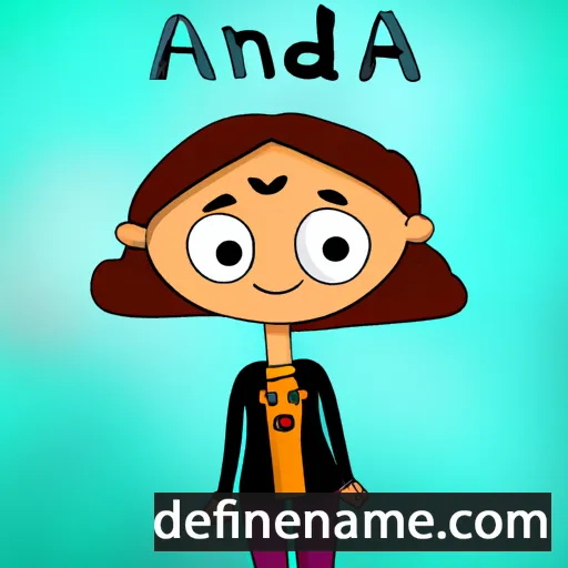 cartoon of the name Anida