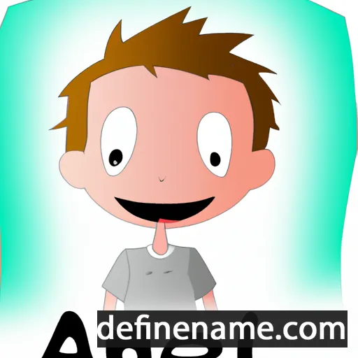 cartoon of the name Aniël