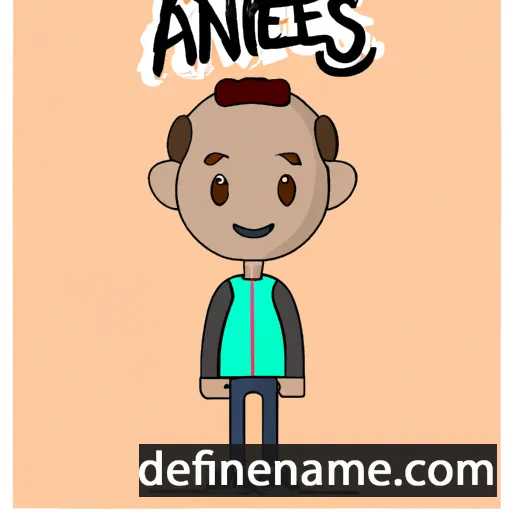 cartoon of the name Anies