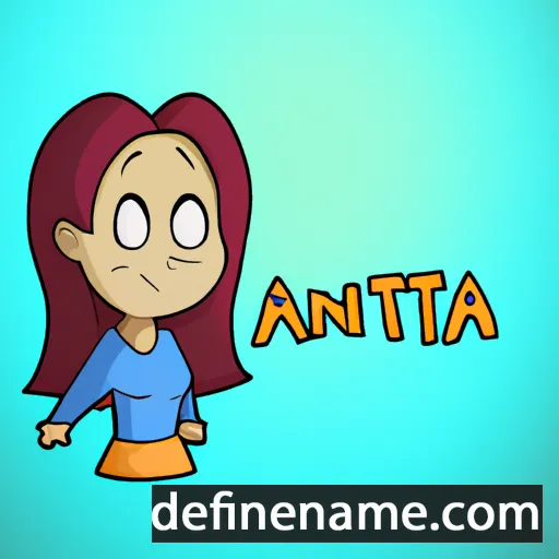 Aniitta cartoon