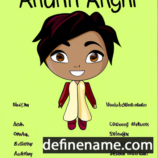 cartoon of the name Anijah