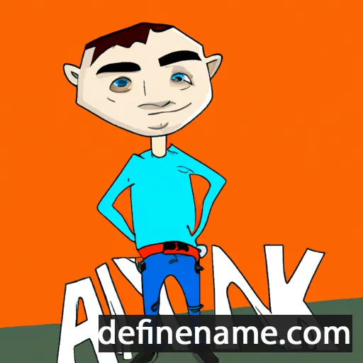 cartoon of the name Anik