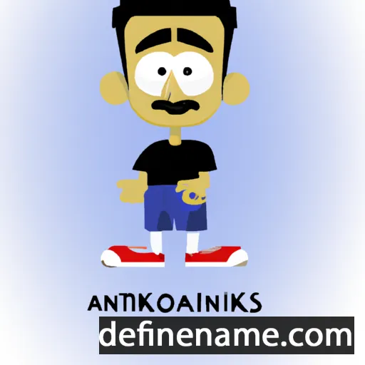 cartoon of the name Anikitos