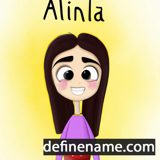 cartoon of the name Anila