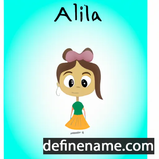 cartoon of the name Anilla