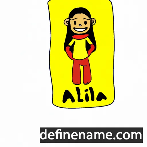 cartoon of the name Anilla