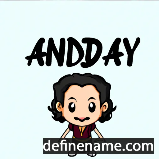 cartoon of the name Anindya