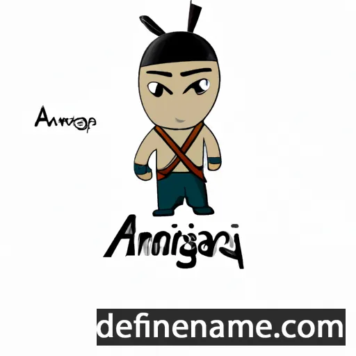 cartoon of the name Aningaaq