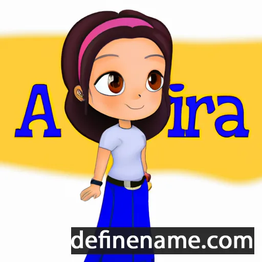 cartoon of the name Anira