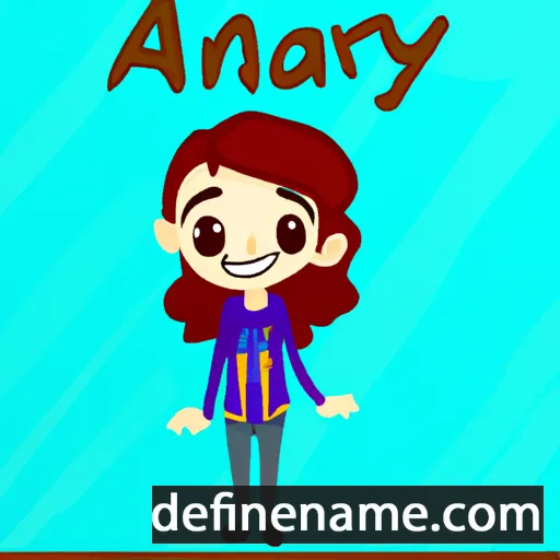 cartoon of the name Aniray