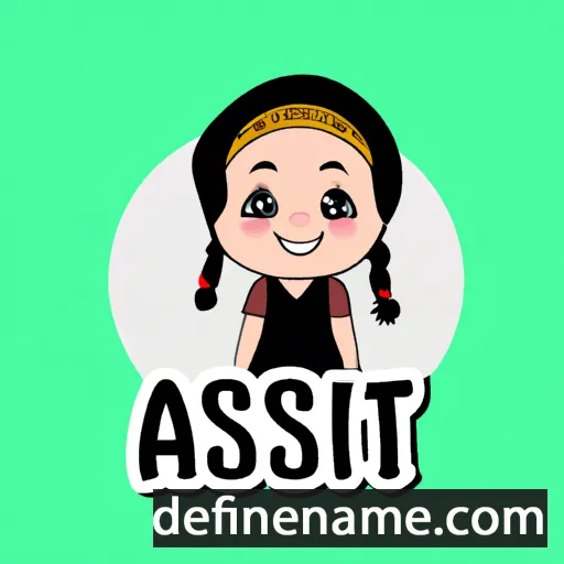 cartoon of the name Anisat