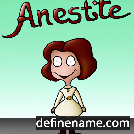 cartoon of the name Anisette