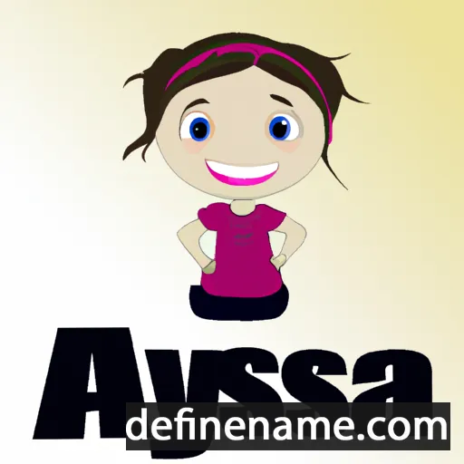 cartoon of the name Anisya