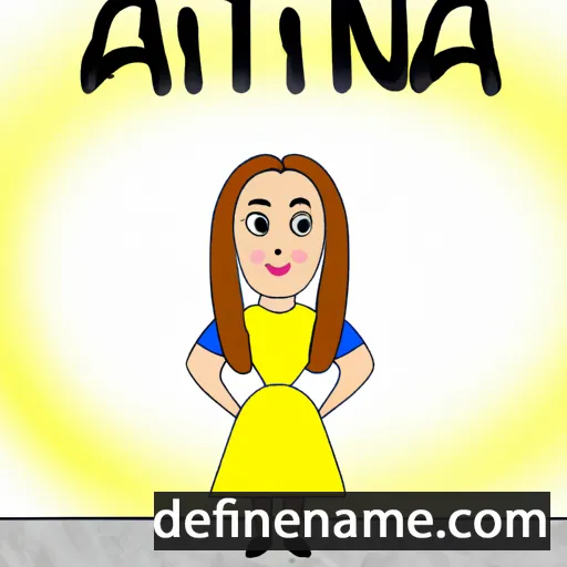 cartoon of the name Anița